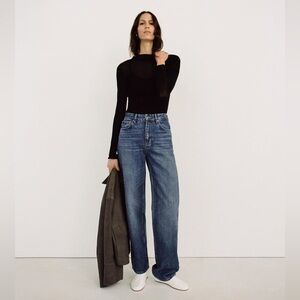 ZARA ZW COLLECTION HIGH WAIST WIDE LEG JEANS